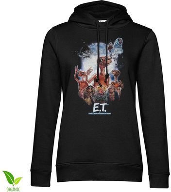 E.T. Damen Hoodie Mashup Poster Girly UV-57-ET009