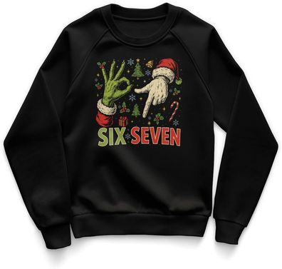 Hybris Kinder Pullover Christmas Six Seven Sign Kids Sweatshirt SH-31-16143-DTF609
