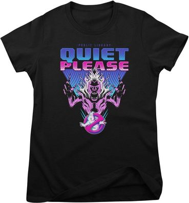 Ghostbusters Damen T-Shirt-Quiet Zone Girly Tee SP-5-GB020