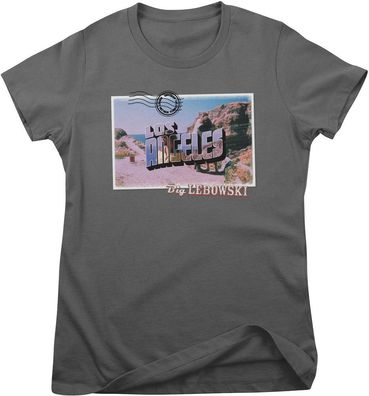 The Big Lebowski Damen T-Shirt Greetings From Los Angeles Girly Tee UV-5-TBL023