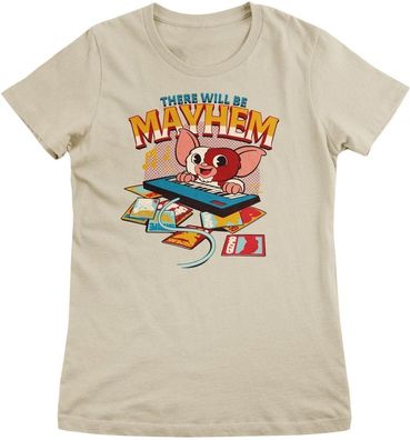Gremlins Damen T-Shirt Gizmo Mayhem Girly Tee WB-5-GREM024