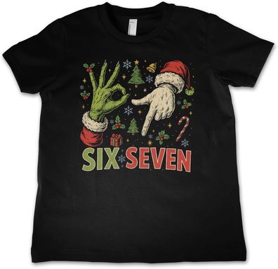 Hybris Kinder T-Shirt Christmas Six Seven Sign Kids Tee SH-12-16143-DTF609