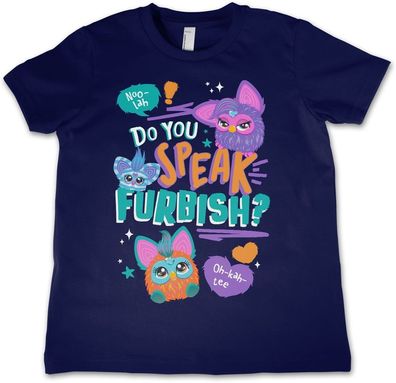 Furby Kinder T-Shirt Do You Speak Furbish? Kids Tee HSB-12-FUR003-DTF571