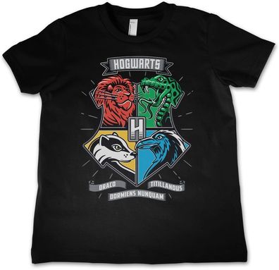 Harry Potter Kinder T-Shirt-Hogwarts Patch Kids Tee WB-12-HP1210-DTF597