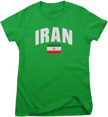 Flag Collection Damen T-Shirt Iran Girly Tee HY-5-FL031