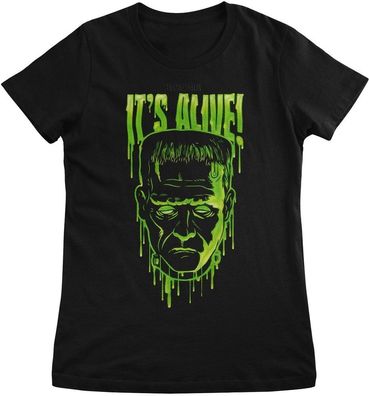 Universal Monsters Damen T-Shirt It's Alive Neon Drip Girly Tee UV-5-MON024