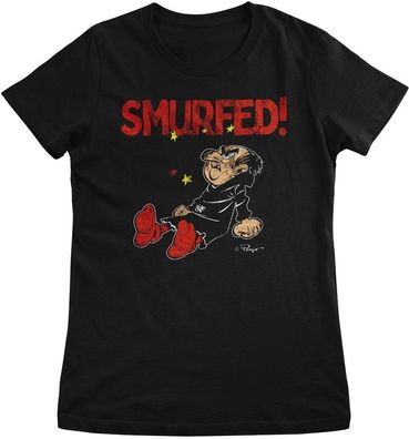 Die Schlümpfe Damen T-Shirt Gargamel-Smurfed Girly Tee RB-5-SMF004