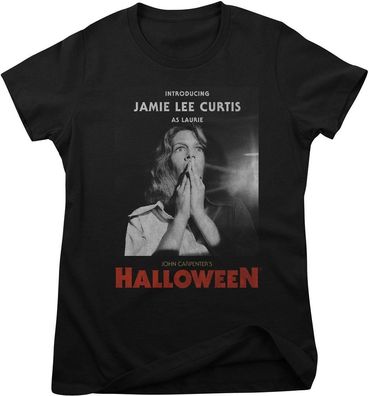Halloween Damen T-Shirt Jamie Lee Curtis In Girly Tee PA-5-HAL002