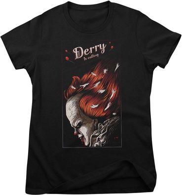 IT Damen T-Shirt-Derry Is Calling Girly Tee WB-5-IT2007