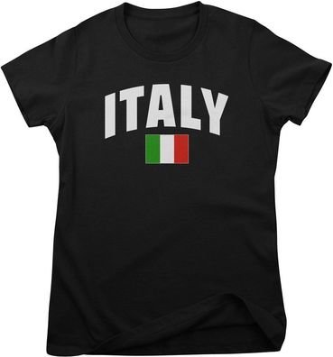 Flag Collection Damen T-Shirt Italy Girly Tee HY-5-FL035