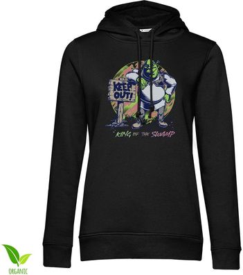 Shrek Damen Hoodie KEEP OUT-King Of The Swamp Girly UV-57-SHK012
