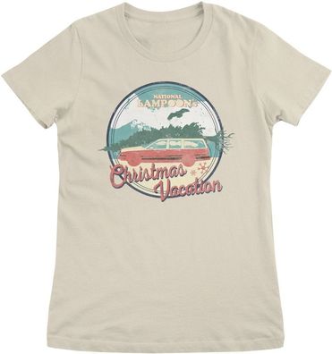 Lampoon's Christmas Damen T-Shirt Vintage Patch Girly Tee WB-5-LCV016