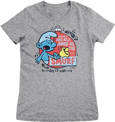 Die Schlümpfe Damen T-Shirt Jungle All The Smurf Girly Tee RB-5-SMF011