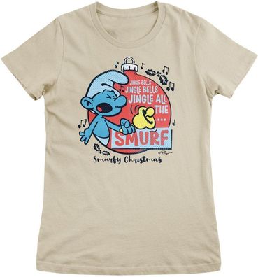 Die Schlümpfe Damen T-Shirt Jungle All The Smurf Girly Tee RB-5-SMF011