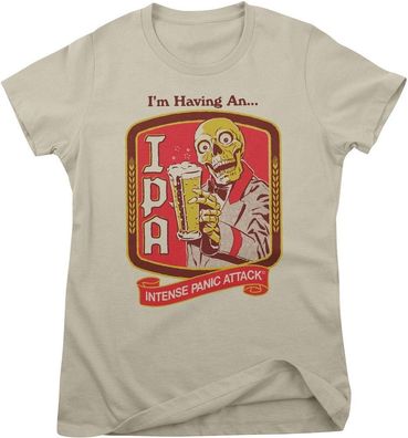 Steven Rhodes Damen T-Shirt IPA-Intense Panic Attack Girly Tee DTR-5-SR340