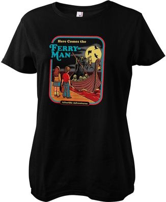 Steven Rhodes T-Shirt Here Comes The Ferry-Man Girly Tee DTR-5-SR337