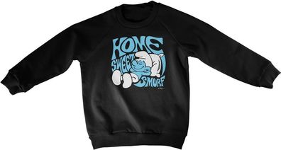 Die Schlümpfe Kinder Pullover Home Sweet Smurf Kids Sweatshirt RB-31-SMF018-DTF581