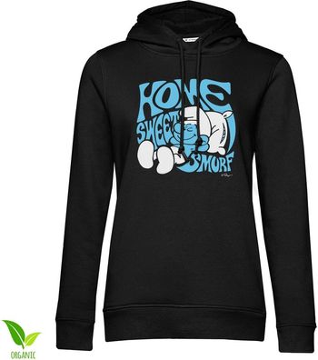 Die Schlümpfe Damen Hoodie Home Sweet Smurf Girly RB-57-SMF018