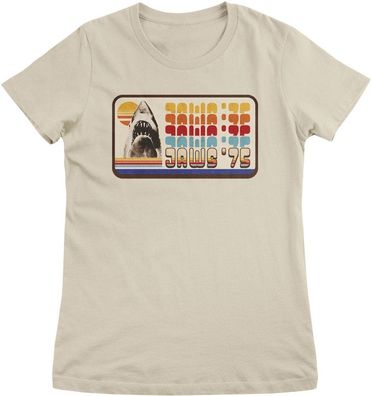 Jaws Damen T-Shirt Retro '75 Girly Tee UV-5-JAWS024