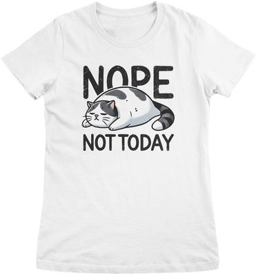Hybris Damen Top Lazy Cat-Nope Not Today HY-5-CAT025
