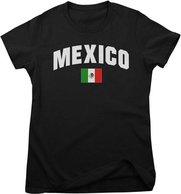 Flag Collection Damen T-Shirt Mexico Girly Tee HY-5-FL055