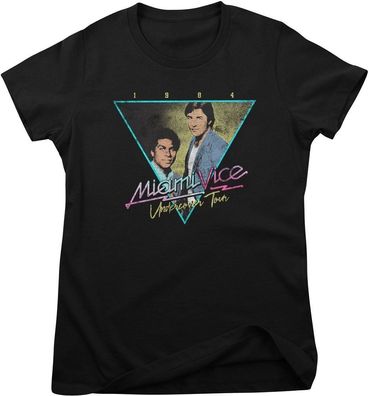 Miami Vice Damen T-Shirt-Undercover Tour Girly Tee UV-5-MV010
