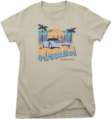 Miami Vice Damen T-Shirt In Florida Girly Tee UV-5-MV011