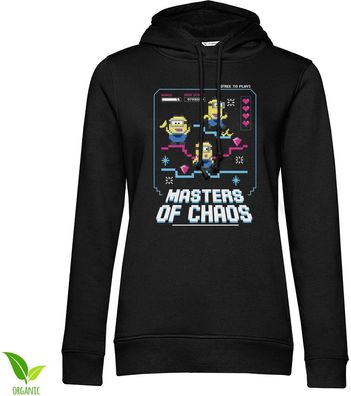Minions Damen Hoodie-Masters Of Chaos Girly UV-57-DMF012