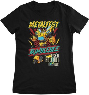 Transformers Damen T-Shirt Metalfest Bumblebee Girly Tee HSB-5-TF1025