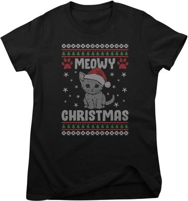 Hybris Damen Top Meowy Christmas SH-5-16168