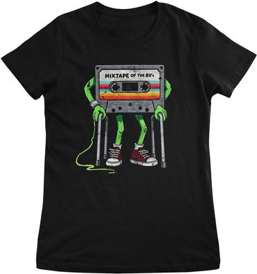 Hybris Damen T-Shirt Mixtape Of The 80's Girly Tee SH-5-16106