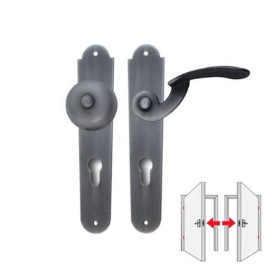 Baumanti Bayreuth Wechselgarnitur Langschild PZ 72 mm Schmiedeeisen schwarz