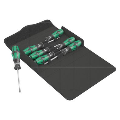 WERA Kraftform 300/7 SET 1 1 STK 7-TEILIG Schraubendreher-Set Handwerkzeug
