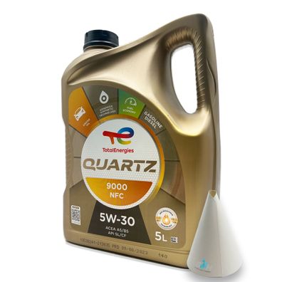 5 L TOTAL QUARTZ 9000 NFC 5W-30 5W30 Ford WSS-M2C913, M2C913-C, M2C913-B, Jaguar