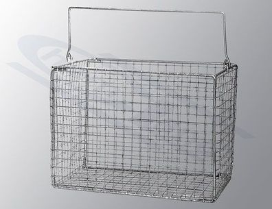 Rechteckiger Sterilisationskorb 250 x 200 x 150 AISI 304