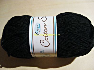 50g Cotton Soft von Rellana Farbe Nr 2 schwarz