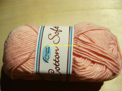 50g Cotton Soft von Rellana Farbe Nr 10 rosa