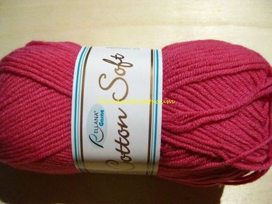 50g Cotton Soft von Rellana Farbe Nr 34 pink