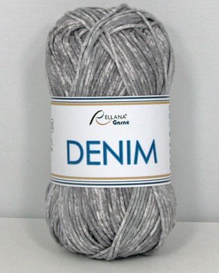 50g Denim von Rellana 100% Baumwolle Farbe Nr 14 grau