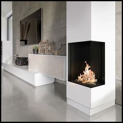 Kratki Gaskamin LEO 45 / 68 rechts Erdgas 100/150 5,8kW - modern & effizient