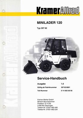 Werkstatthandbuch Service Handbuch für den Kramer Allrad Minilader 210