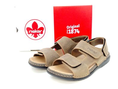 Rieker Herren Klett Sandale braun