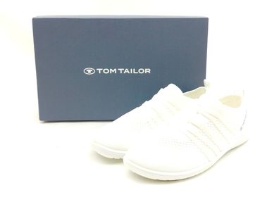 Tom Tailor Damen Barfußschuh zum schlüpfen weiß