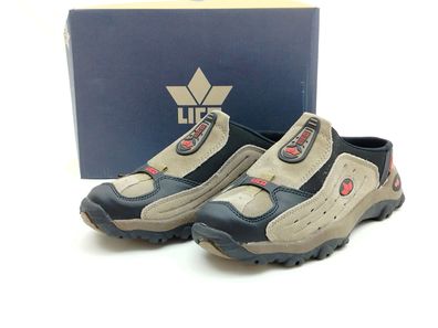 Lico Herren Leder Glog beige schwarz rot kombiniert