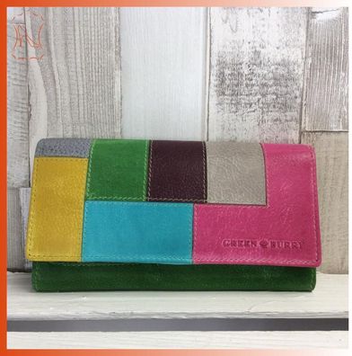 Greenburry Candy-Shop Cuvert Damenbörse Forest/multi