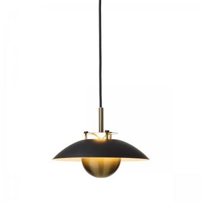 Halo Design 749034 Pendelleuchte Stepp Schwarz antik messing 24cm 2700K