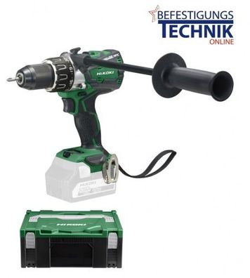 HIKOKI Hitachi 18,0 Volt Akku Bohrschrauber DS18DC DS18DBL2 Basic ohne Akku 136 Nm