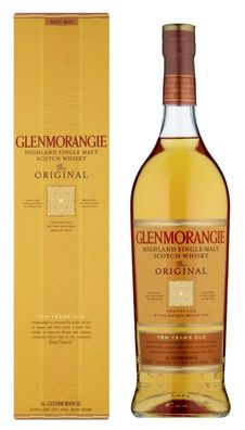 1Ltr Glenmorangie Single Malt Whisky, 10 Jahre, 100cl, 40% Vol