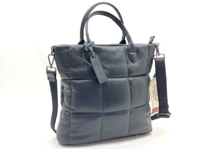 Bull & Hunt Lederumhängetasche mit Wendeklappe, anchor brown