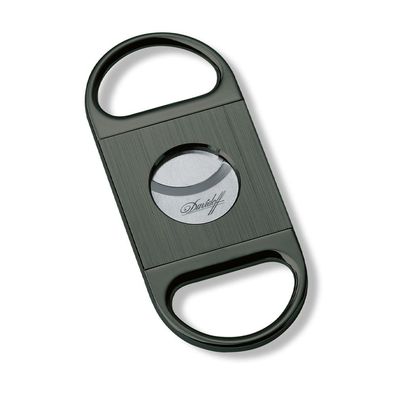 Davidoff Doppelklingen-Cutter Edelstahl Anthrazit gebürstet